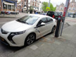 Electric car charging station on Amsterdam street